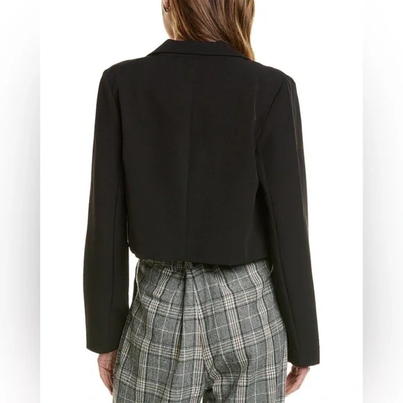 Laundry by Shelli Segal NWT Cropped Open Front Blazer - Picture 3 of 9
